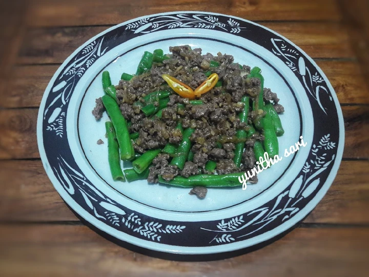 Langkah Mudah untuk Membikin Resep  Tumis Buncis Daging Cincang yang Enak, Sempurna