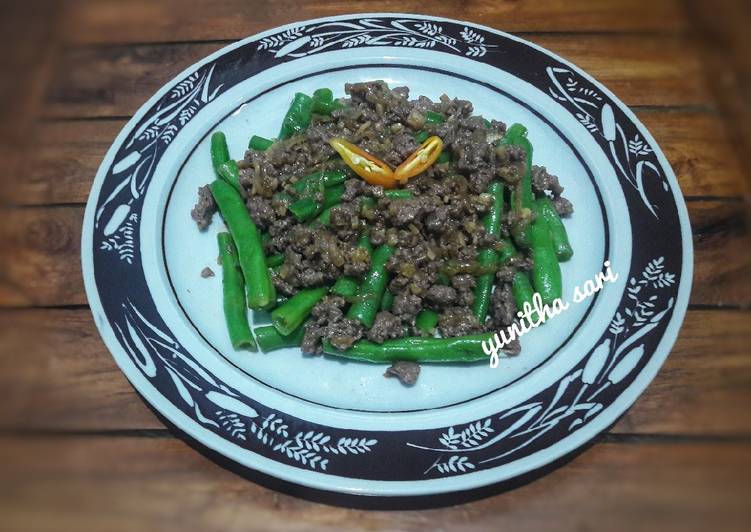 Resep Tumis Buncis Daging Cincang Lezat