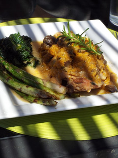 Una foto de Muslo de Pollo con calabaza