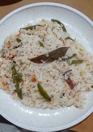 A picture of Vegetable Pulao.