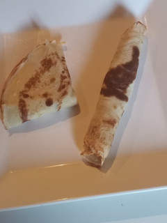 Una foto de Panqueques con dulce de leche