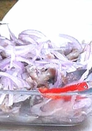 Una foto de Ceviche de caballa