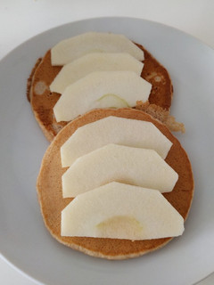 Una foto de Tortitas de manzana