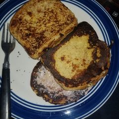 A picture of Strawberry Cream Cheese French Toast.