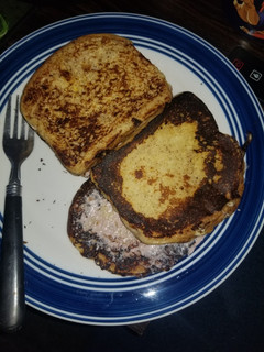 A picture of Strawberry Cream Cheese French Toast.