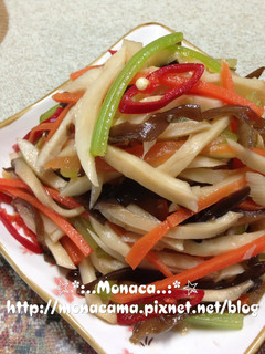 涼拌杏鮑菇 的食譜成品照片