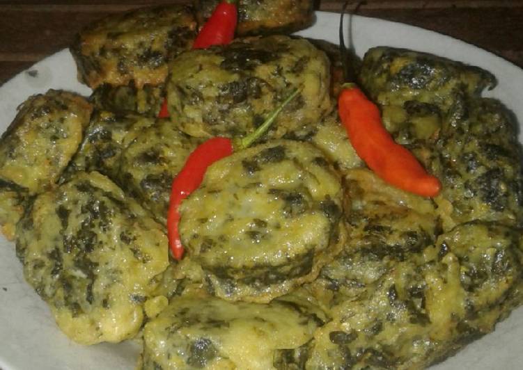 Rolade tahu daun singkong