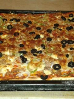 صورة لوصفة بيتزا 🍕 البيت