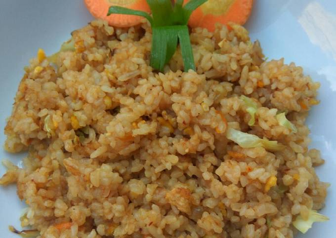 Langkah Mudah untuk Menyiapkan Nasi Goreng Sayur (day 1) #seninsemangat Anti Gagal