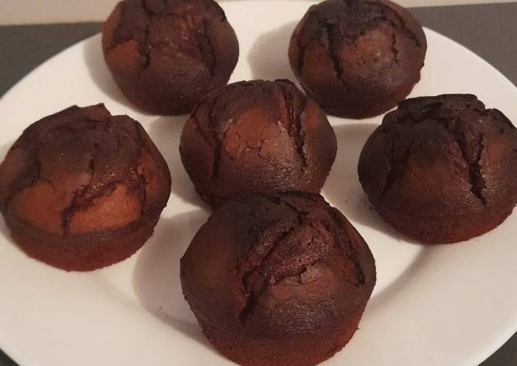 Comment faire Préparer Délicieuse Muffins chocolat cœur fondant