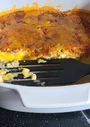 A picture of Egg casserole.