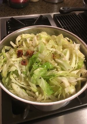 A picture of Fried Cabbage.