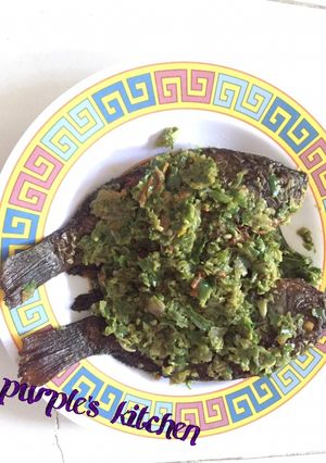 Foto resep Spicy Mujaer with green chili (Mujaer sambal izo)