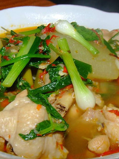 A picture of Chicken and Winter Melon Curry (Isan Style).