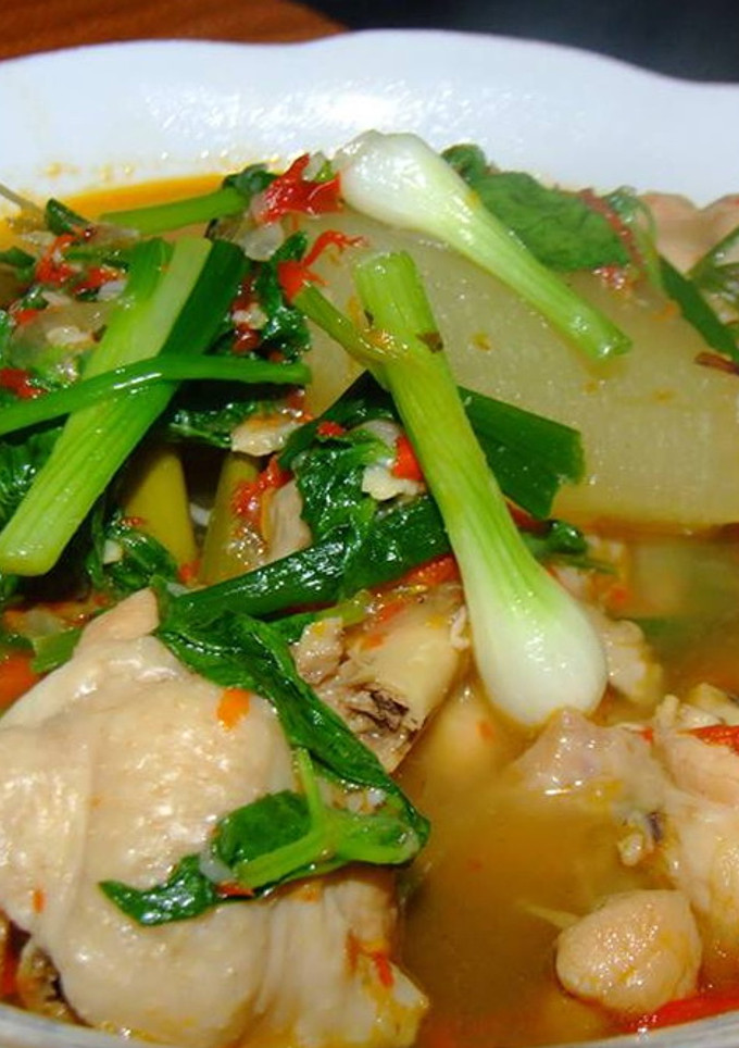 A picture of Chicken and Winter Melon Curry (Isan Style).