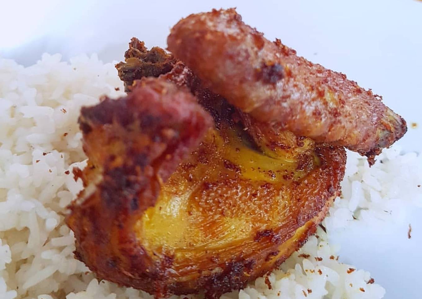 Ayam goreng asli enak banget