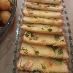 A picture of Quick and Easy Garlic bread.