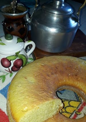 Una foto de Bizcochuelo de Naranja❤ para Los Mates!!🤤😊