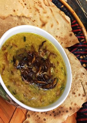 عکسی از دستور آش سبزی شیرازی🍵