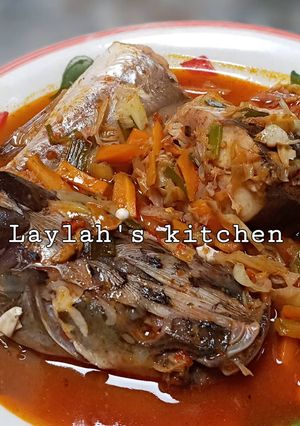 A picture of Vegetable Catfish pepper soup.