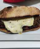 Sándwich de Chili de carne y poroto negro