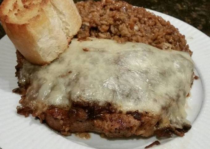 Brad's french onion pork chop bake