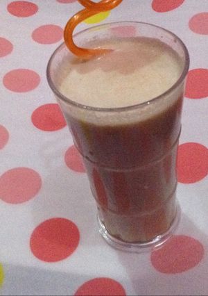 صورة لوصفة حليب بالتمر