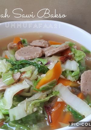 Foto resep 32. Cah Sawi Bakso