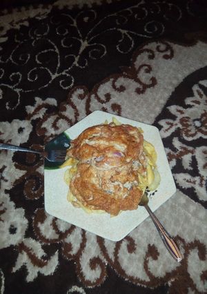 A picture of Chips and egg.