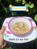 Soup óc heo cho bé
