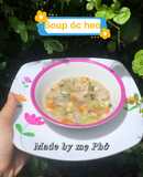 Soup óc heo cho bé