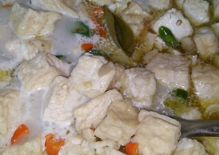 Resep Tempe Tahu Lombok Ijo (Santan) Anti Gagal