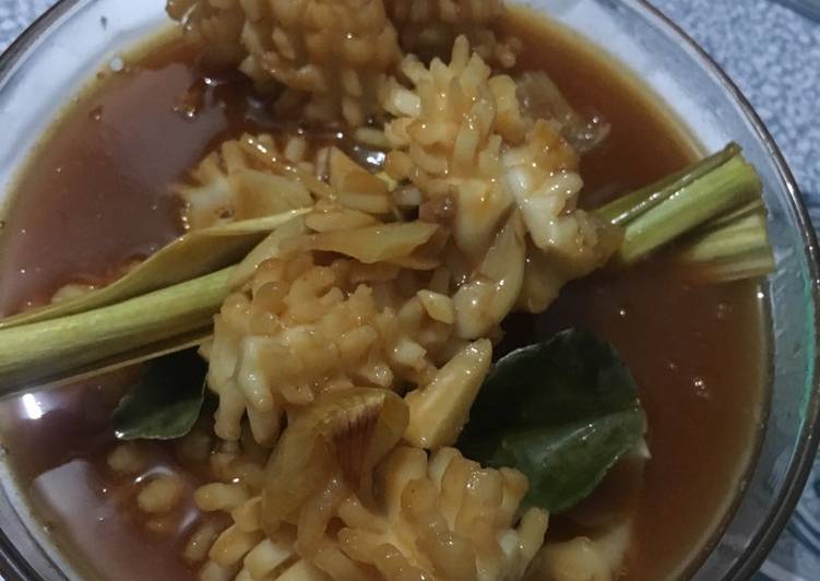 Resep Cumi saus padang ala fe Anti Gagal
