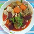 Canh xương hầm rau củ