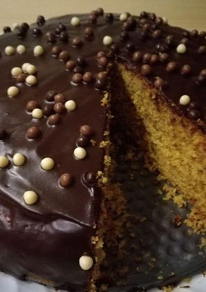 Foto principal de Bizcocho de zanahoria y chocolate