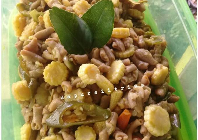 Resep Tumis anak jagung + usus ayam😍, Menggugah Selera