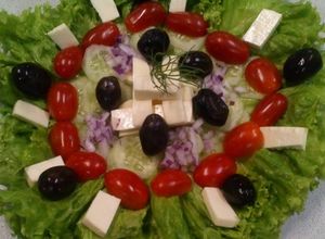 Una foto de Ensalada griega