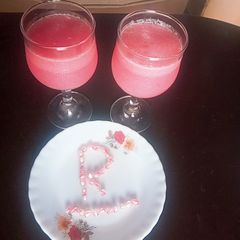 A picture of Anaar ka juice with jame sheerain.