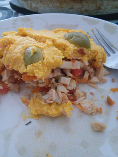 Una foto de Pastel de pollo y zapallo