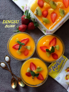 Foto resep 116. Puding Susu Buah🍓🍓