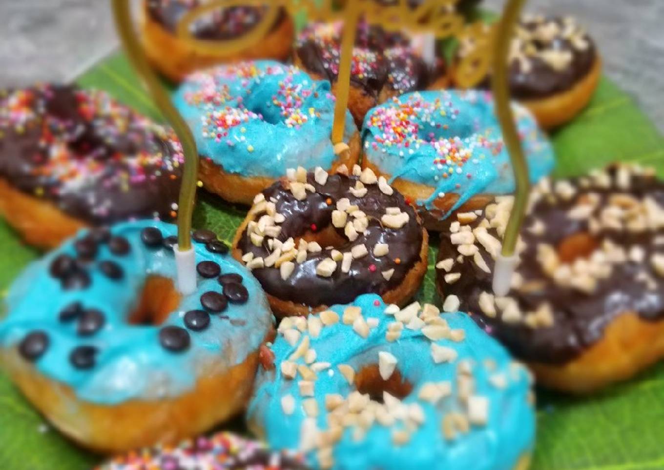 Donat lembut takaran sendok tanpa mixer tanpa ulen