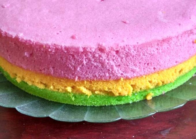 Resep 🍞 10. Rainbow cake putih telur 🍞 oleh Pawon_mungil Resep 🍞 10. Rainbow cake putih telur 🍞 oleh Pawon_mungil