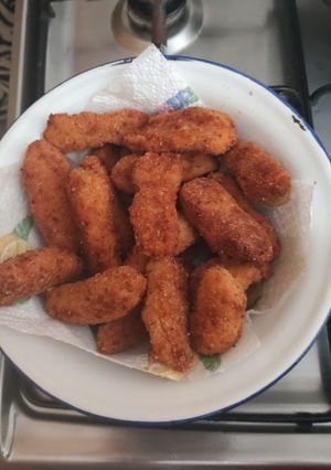 2028. Senem krokett senem sajtos golyó köret! recept fotója