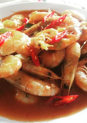 Foto resep Udang sauce asam manis pedas
