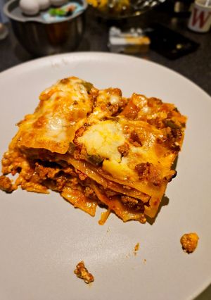 A picture of Lasagna.