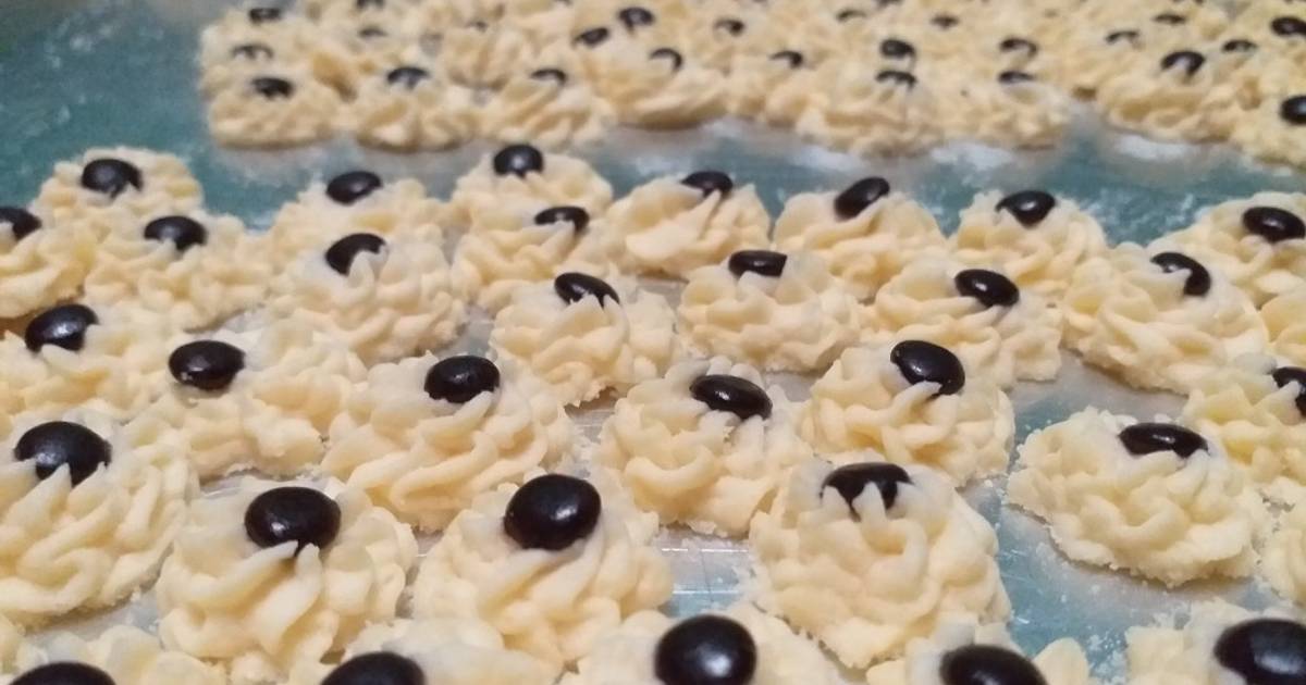 Resep Kue Semprit Susu Ekonomis 3 Bahan Oleh Fandy Kitchen Cookpad