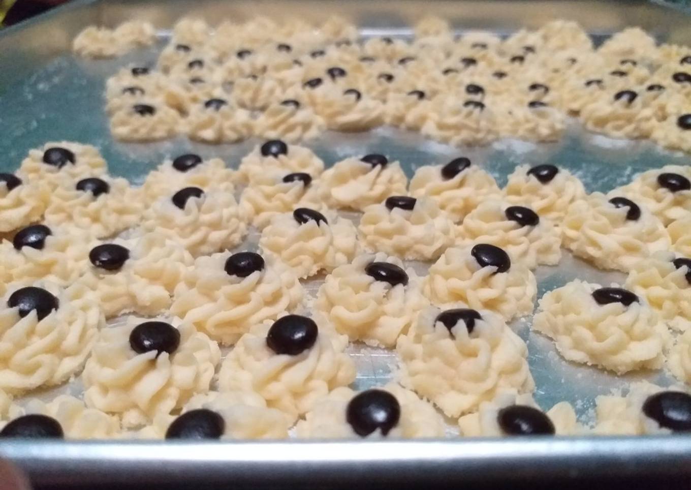 Kue semprit susu ekonomis 3 bahan
