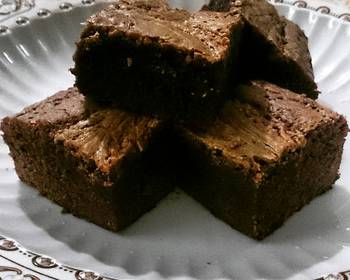 Fresh, Making Recipe Chocolate Peanut Butter Swirled Brownies Savory Delicious