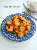 Udang Tahu Asam Manis