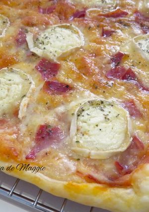 Una foto de Hojaldre de jamón y queso de cabra